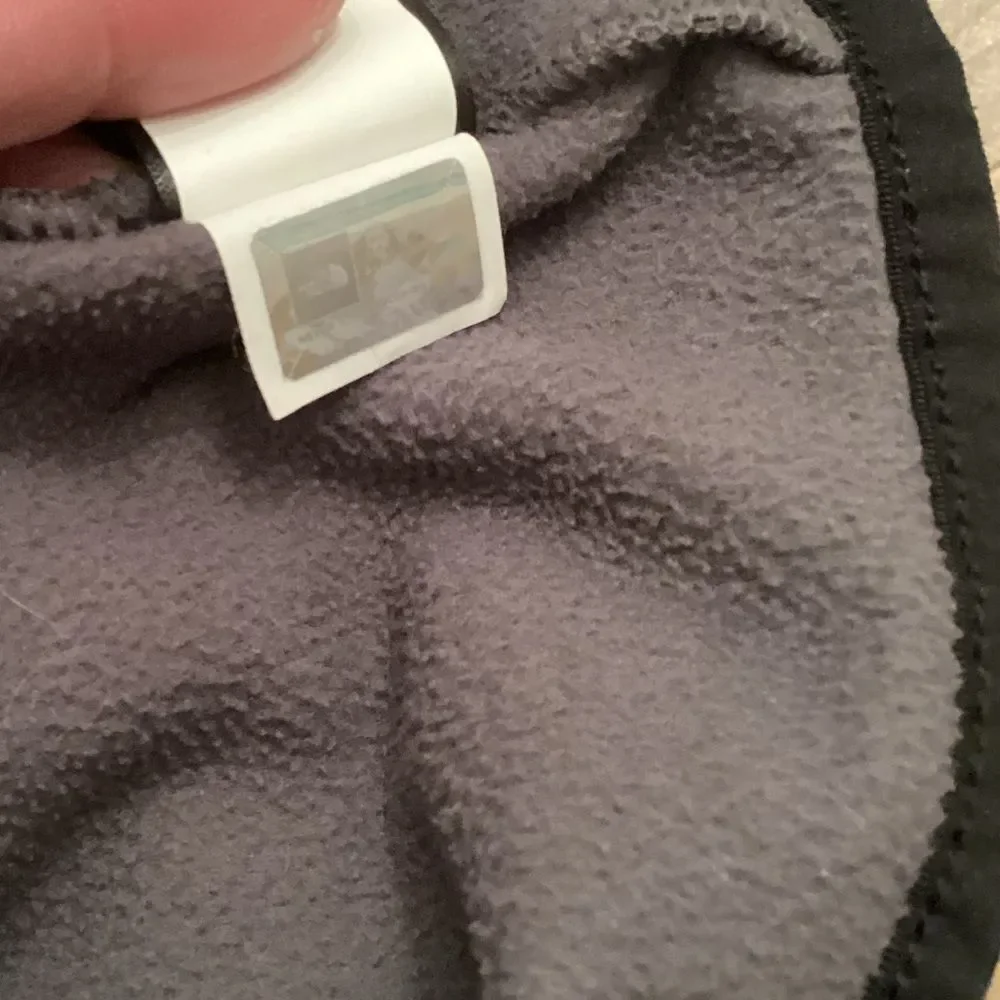 THE NORTH FACE BOYS XL ’FULL ZIP LIGHTWEIGHT HOODED FLEECE  GRAY  BLACK